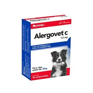 Alergovet C 1,4mg para Cães Acima 15kg 10 Comprimidos