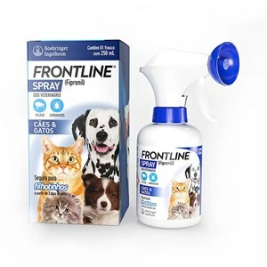 ANTIPULGAS E CARRAPATOS FRONTLINE SPRAY PARA CÃES E GATOS - VALIDADE OUTUBRO/24