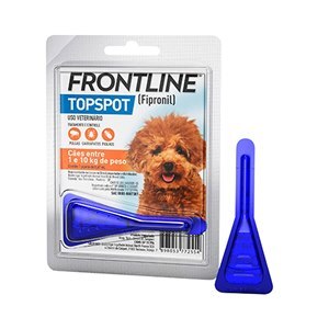 ANTIPULGAS E CARRAPATOS FRONTLINE TOPSPOT PARA CÃES DE 1 A 10KG