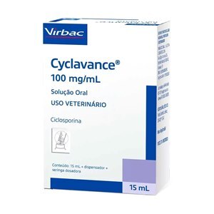 CICLOSPORINA - CYCLAVANCE 15ML CÃES