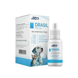 ANTIEMÉTICO DRASIL 400MG GOTAS 20ML PARA CÃES E GATOS 