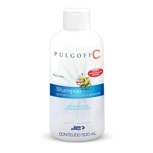 Pulgoff C Shampoo Antipulgas e Carrapatos 500 ml