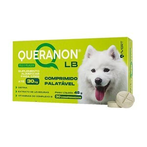 Suplemento Alimentar Avert Queranon LB para Cães 30 Comprimidos