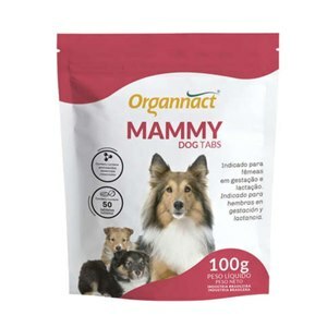Suplemento Alimentar Organnact Mammy Dog Tabs  100g - VALIDADE SETEMBRO/24