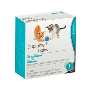 Vermifugo Duprantel Duprat Gatos 4 Comprimidos