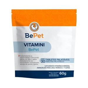 VITAMINI SUPLEMENTO A-Z PARA CÃES E GATOS BEPET 60G SACHÊ